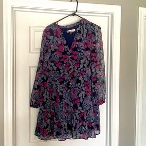 Floral print, size medium dress. Never worn